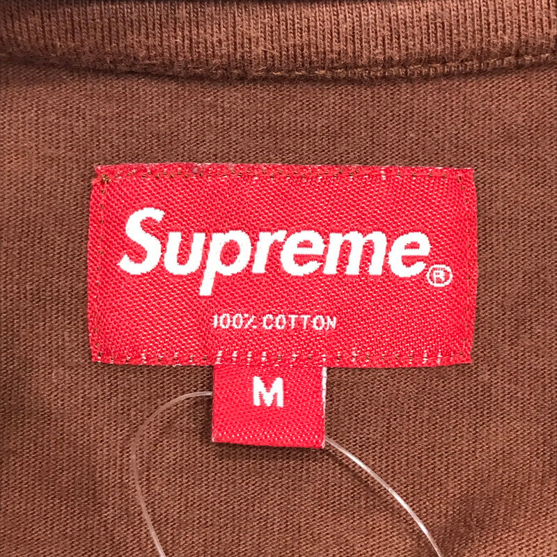 【中古品】【メンズ】 SUPREME シュプリーム 19SS GRADIENT LOGO TEE 刺繍ロゴ 半袖 Tシャツ カラーBROWN SIZE:M MCMXCIV 149-261023-ky-04-fuzh 万代Net店
