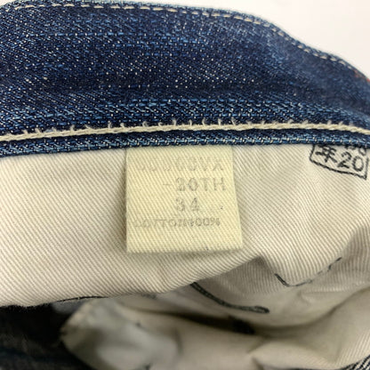 【中古品】【メンズ】 SAMURAI JEANS サムライジーンズ S5000VX DENIM PANTS 20周年記念 デニム パンツ ジーンズ ボトムス 古着 156-261012-mh-15-fuzh サイズ：W34 カラー：インディゴ 万代Net店