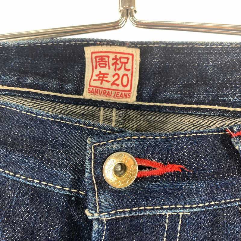 【中古品】【メンズ】 SAMURAI JEANS サムライジーンズ S5000VX DENIM PANTS 20周年記念 デニム パンツ ジーンズ ボトムス 古着 156-261012-mh-15-fuzh サイズ：W34 カラー：インディゴ 万代Net店
