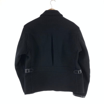 【中古品】【メンズ】 CUSHMAN クッシュマン ジャケット アウター ブルゾン 古着 ウール100% 145-261018-gm-11-fuzh サイズ：L カラー：ブラック 万代Net店