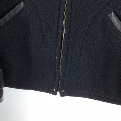 【中古品】【メンズ】 CUSHMAN クッシュマン ジャケット アウター ブルゾン 古着 ウール100% 145-261018-gm-11-fuzh サイズ：L カラー：ブラック 万代Net店