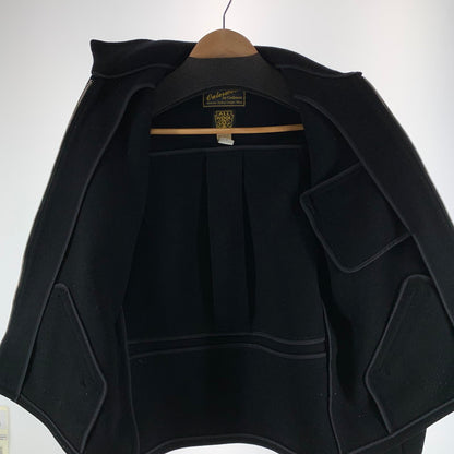 【中古品】【メンズ】 CUSHMAN クッシュマン ジャケット アウター ブルゾン 古着 ウール100% 145-261018-gm-11-fuzh サイズ：L カラー：ブラック 万代Net店