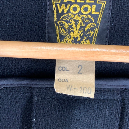 【中古品】【メンズ】 CUSHMAN クッシュマン ジャケット アウター ブルゾン 古着 ウール100% 145-261018-gm-11-fuzh サイズ：L カラー：ブラック 万代Net店