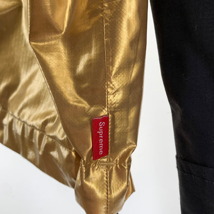 【中古品】【メンズ】 SUPREME シュプリーム × THE NORTH FACE ザ・ノースフェイス NP11801I 18SS METALLIC MOUNTAIN PARKA メタリック マウンテン パーカー ジャケット アウター コート 古着 149-261012-mh-07-fuzh サイズ：M カラー：ゴールド・ブラック 万代Net店