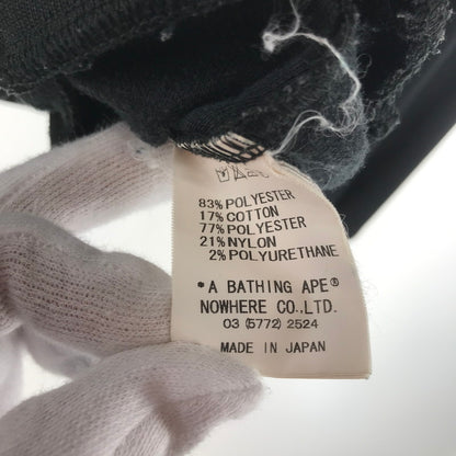 【中古品】【メンズ】 A BATHING APE アベイシングエイプ トラックジャケット BLACK アウター 上着 ※毛玉あり 142-261012-io-04-fuzh サイズ：M カラー：ブラック 万代Net店