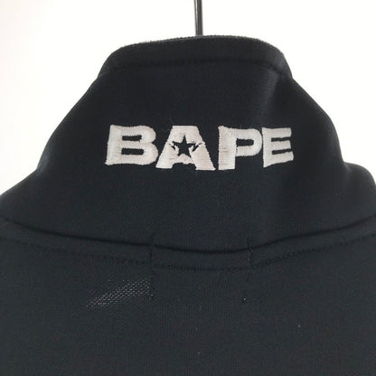 【中古品】【メンズ】 A BATHING APE アベイシングエイプ トラックジャケット BLACK アウター 上着 ※毛玉あり 142-261012-io-04-fuzh サイズ：M カラー：ブラック 万代Net店