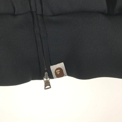 【中古品】【メンズ】 A BATHING APE アベイシングエイプ トラックジャケット BLACK アウター 上着 ※毛玉あり 142-261012-io-04-fuzh サイズ：M カラー：ブラック 万代Net店