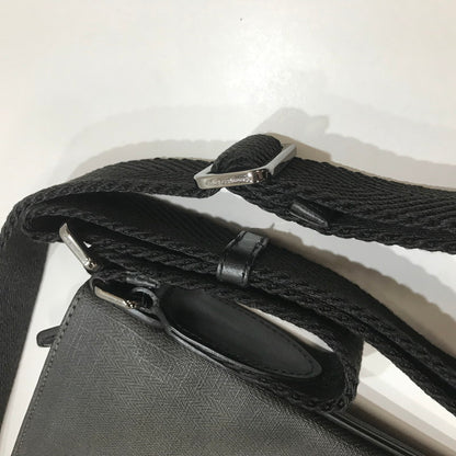 【中古品】【メンズ】 ERMENEGILDO ZEGNA エルメネジルド ゼニア ショルダーバッグ カバン バッグ かばん BLACK 保存袋付属 ※角スレあり 188-261013-io-03-fuzh カラー：ブラック 万代Net店