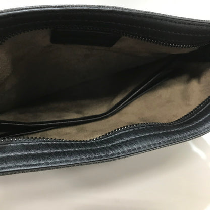 【中古品】【メンズ】 ERMENEGILDO ZEGNA エルメネジルド ゼニア ショルダーバッグ カバン バッグ かばん BLACK 保存袋付属 ※角スレあり 188-261013-io-03-fuzh カラー：ブラック 万代Net店