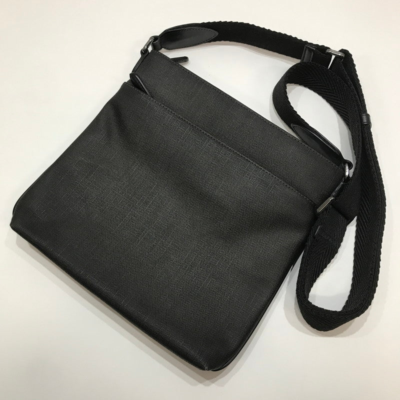 【中古品】【メンズ】 ERMENEGILDO ZEGNA エルメネジルド ゼニア ショルダーバッグ カバン バッグ かばん BLACK 保存袋付属 ※角スレあり 188-261013-io-03-fuzh カラー：ブラック 万代Net店