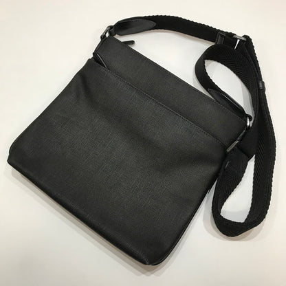 【中古品】【メンズ】 ERMENEGILDO ZEGNA エルメネジルド ゼニア ショルダーバッグ カバン バッグ かばん BLACK 保存袋付属 ※角スレあり 188-261013-io-03-fuzh カラー：ブラック 万代Net店