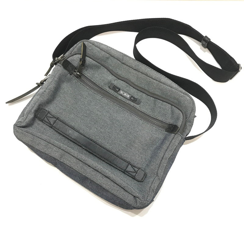 【中古品】【メンズ】 TUMI トゥミ ショルダーバッグ カバン GRAY バッグ かばん 188-261013-io-02-fuzh カラー：グレー 万代Net店