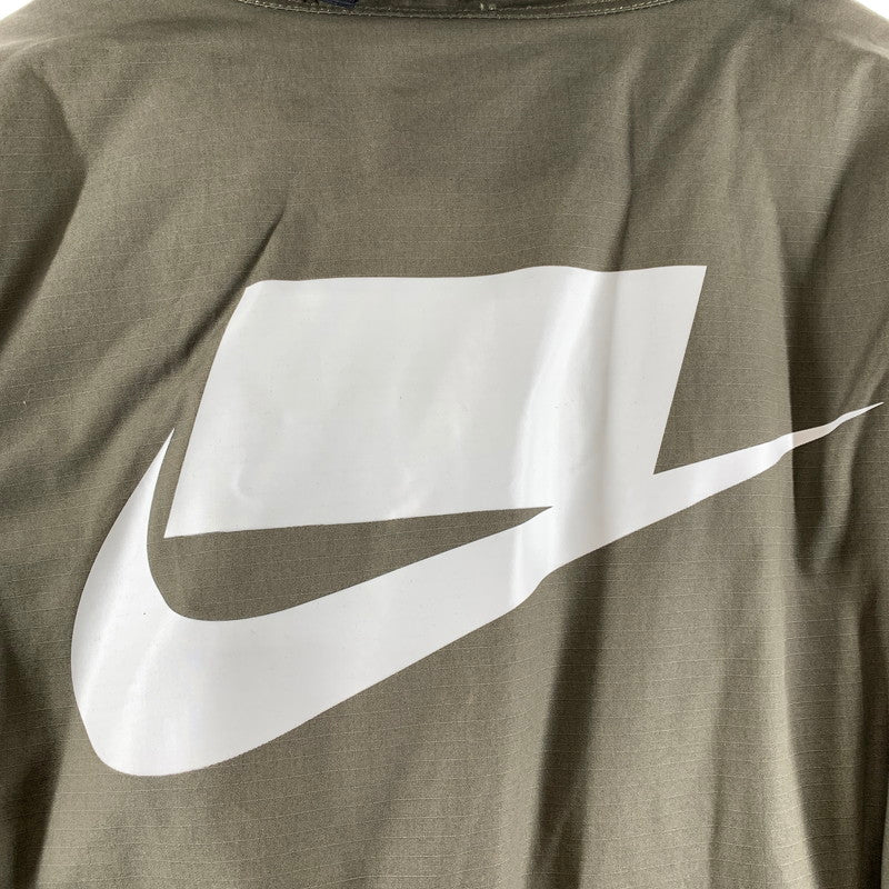【中古品】【メンズ】 NIKE ナイキ NSW モッズコート アウター ジャケット コート 古着 148-261012-mh-05-fuzh サイズ：L カラー：カーキ 万代Net店