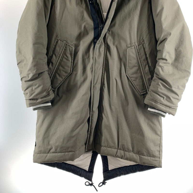 【中古品】【メンズ】 NIKE ナイキ NSW モッズコート アウター ジャケット コート 古着 148-261012-mh-05-fuzh サイズ：L カラー：カーキ 万代Net店