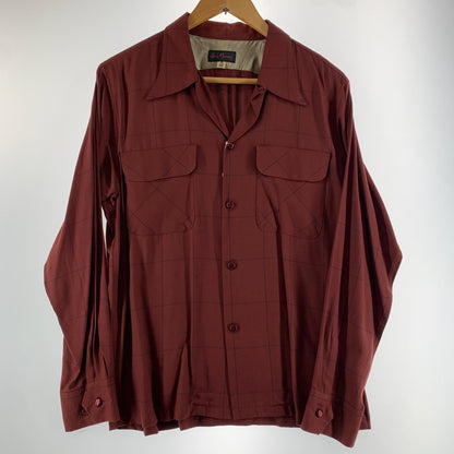 【中古品】【メンズ】 DRY BONES ドライボーンズ トップス 長袖 シャツ 古着 145-261012-mh-03-fuzh サイズ：M カラー：レンガ 万代Net店