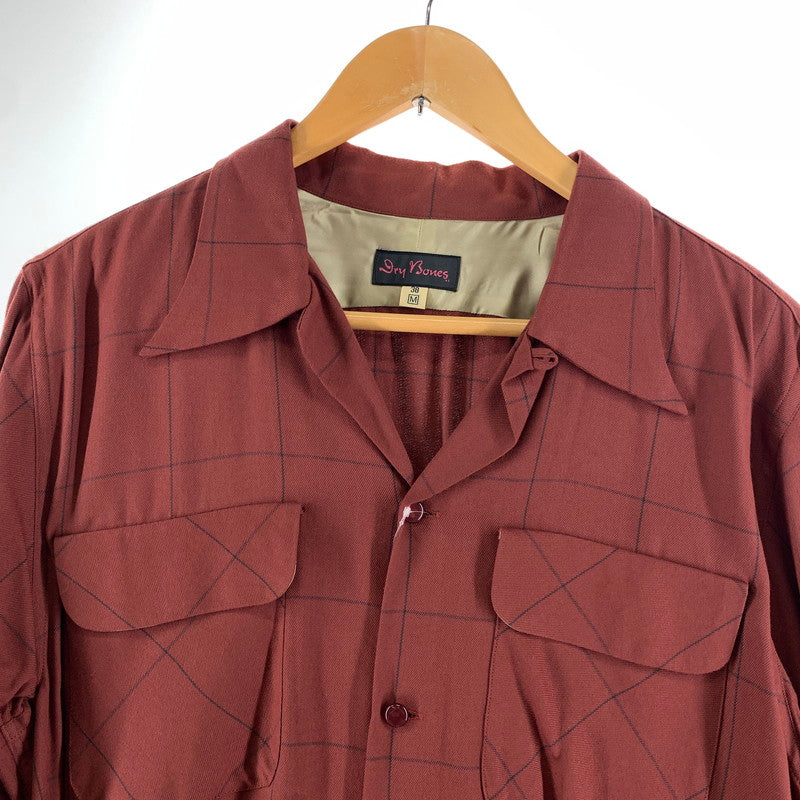 【中古品】【メンズ】 DRY BONES ドライボーンズ トップス 長袖 シャツ 古着 145-261012-mh-03-fuzh サイズ：M カラー：レンガ 万代Net店