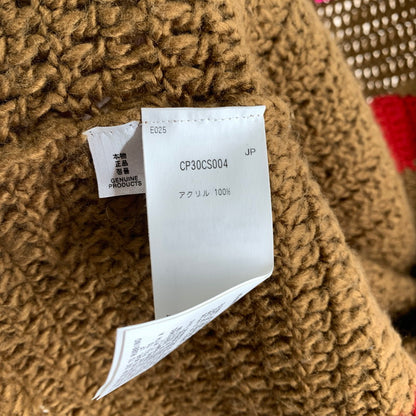 【中古品】【メンズ】 HUMAN MADE ヒューマンメード CPFM RODEO CROCHET KNIT CARDIGAN ダイヤ柄 ニット カーディガン トップス 長袖 古着 142-261012-mh-11-fuzh サイズ：3 カラー：ブラウン 万代Net店