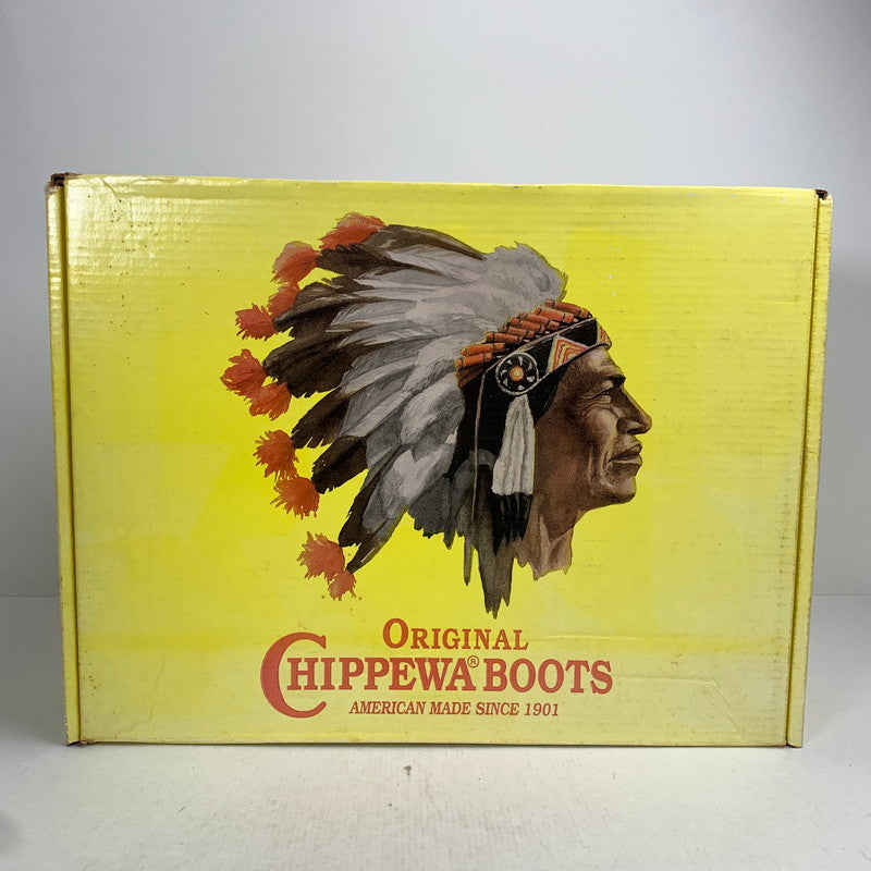 【中古品】【メンズ】 CHIPPEWA チペワ 97878 エンジニアブーツ 箱付属 靴 164-261013-ny-01-fuzh サイズ：10E カラー：ブラック 万代Net店