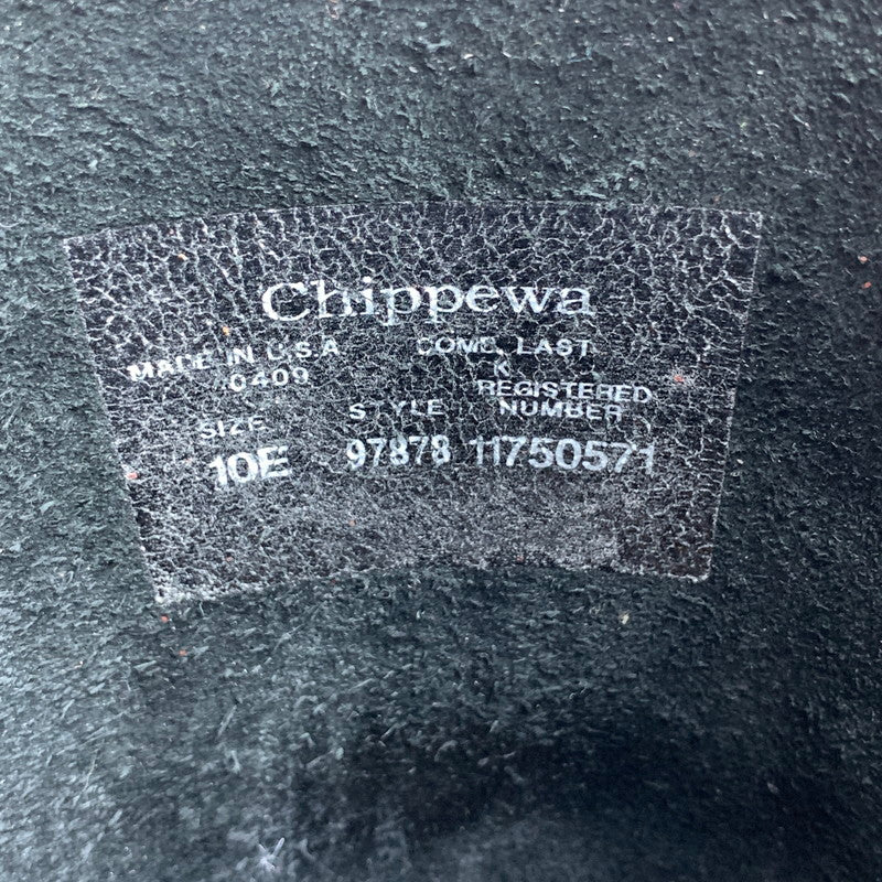 【中古品】【メンズ】 CHIPPEWA チペワ 97878 エンジニアブーツ 箱付属 靴 164-261013-ny-01-fuzh サイズ：10E カラー：ブラック 万代Net店