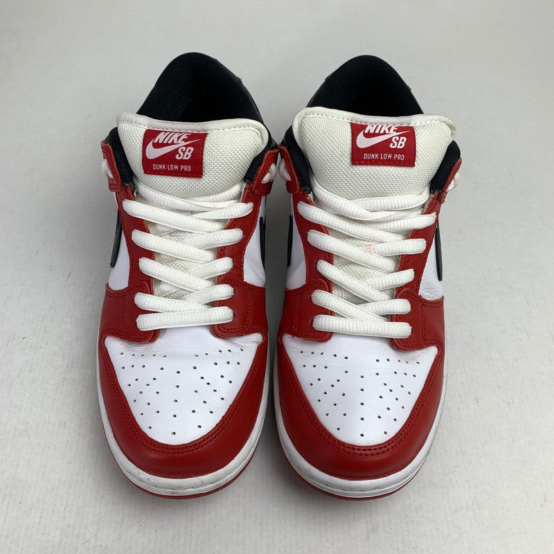 【中古品】【メンズ】 NIKE SB ナイキエスビー BQ6817-600 DUNK LOW PRO ”J-PACK CHICAGO VARSITY RED AND WHITE" ダンク ロウ スニーカー 靴 160-261014-mh-08-fuzh サイズ：27cm カラー：レッド・ブラック・ホワイト 万代Net店