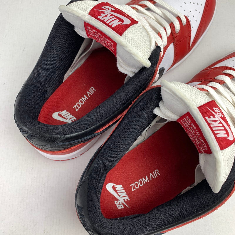 【中古品】【メンズ】 NIKE SB ナイキエスビー BQ6817-600 DUNK LOW PRO ”J-PACK CHICAGO VARSITY RED AND WHITE" ダンク ロウ スニーカー 靴 160-261014-mh-08-fuzh サイズ：27cm カラー：レッド・ブラック・ホワイト 万代Net店