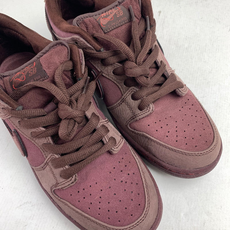 【中古品】【メンズ】 NIKE SB ナイキエスビー FN0619-600 DUNK LOW PRM CITY OF LOVE ”BURGUNDY” ダンク ロー スニーカー 靴 160-261014-mh-02-fuzh サイズ：27cm カラー：ワイン 万代Net店