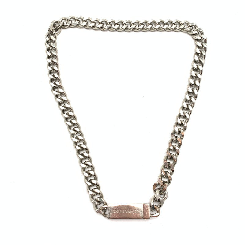 【中古品】【メンズ】 DSQUARED2 ディースクエアード CHAINED2 NECKLACE チェーン ネックレス ブランド アクセサリー 192-261017-gm-38-fuzh カラー：シルバー 万代Net店