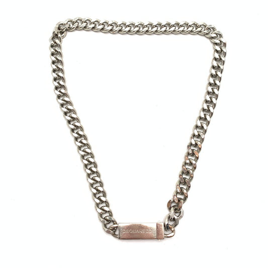 【中古品】【メンズ】 DSQUARED2 ディースクエアード CHAINED2 NECKLACE チェーン ネックレス ブランド アクセサリー 192-261017-gm-38-fuzh カラー：シルバー 万代Net店