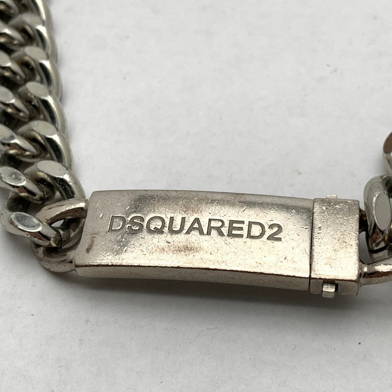 【中古品】【メンズ】 DSQUARED2 ディースクエアード CHAINED2 NECKLACE チェーン ネックレス ブランド アクセサリー 192-261017-gm-38-fuzh カラー：シルバー 万代Net店