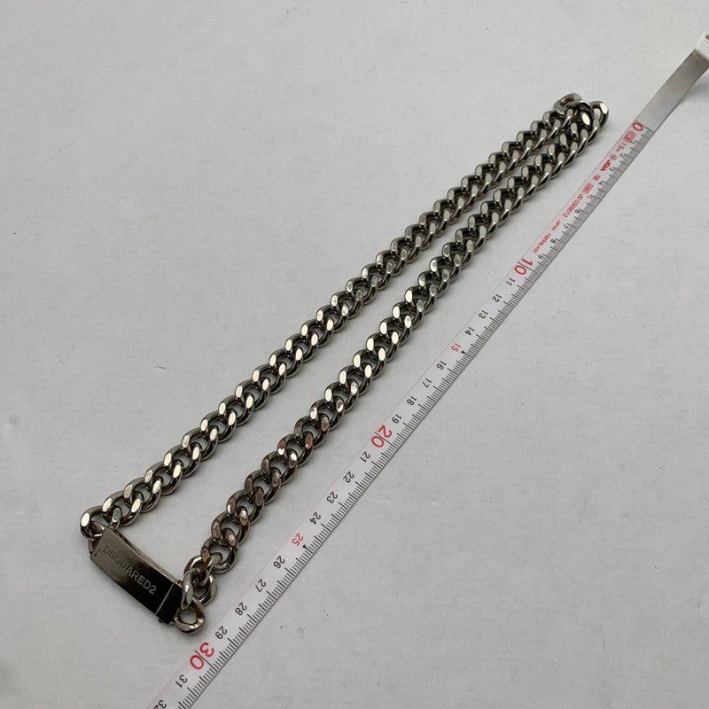 【中古品】【メンズ】 DSQUARED2 ディースクエアード CHAINED2 NECKLACE チェーン ネックレス ブランド アクセサリー 192-261017-gm-38-fuzh カラー：シルバー 万代Net店