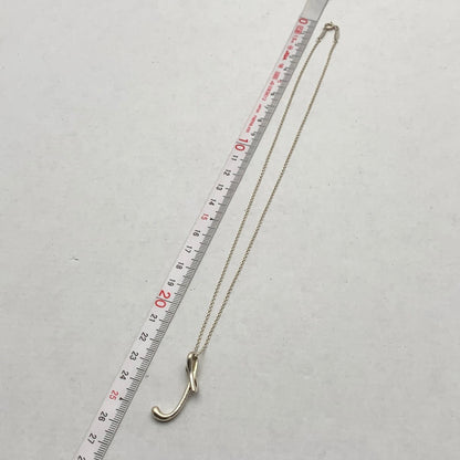 【中古品】【メンズ】 TIFFANY&CO ティファニー イニシャルTネックレス SV.925 ブランド アクセサリー 192-261017-gm-37-fuzh カラー：シルバー 万代Net店