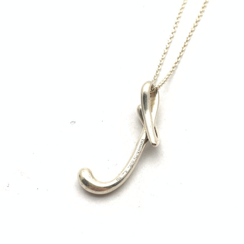 【中古品】【メンズ】 TIFFANY&CO ティファニー イニシャルTネックレス SV.925 ブランド アクセサリー 192-261017-gm-37-fuzh カラー：シルバー 万代Net店