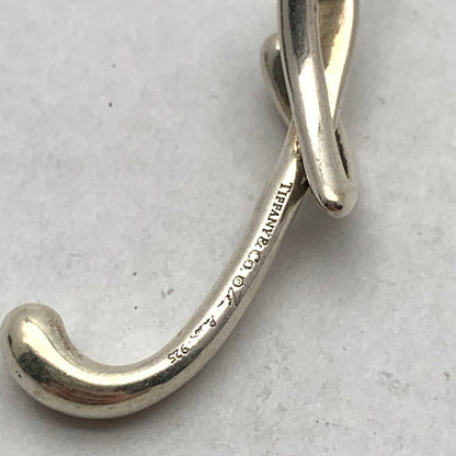 【中古品】【メンズ】 TIFFANY&CO ティファニー イニシャルTネックレス SV.925 ブランド アクセサリー 192-261017-gm-37-fuzh カラー：シルバー 万代Net店