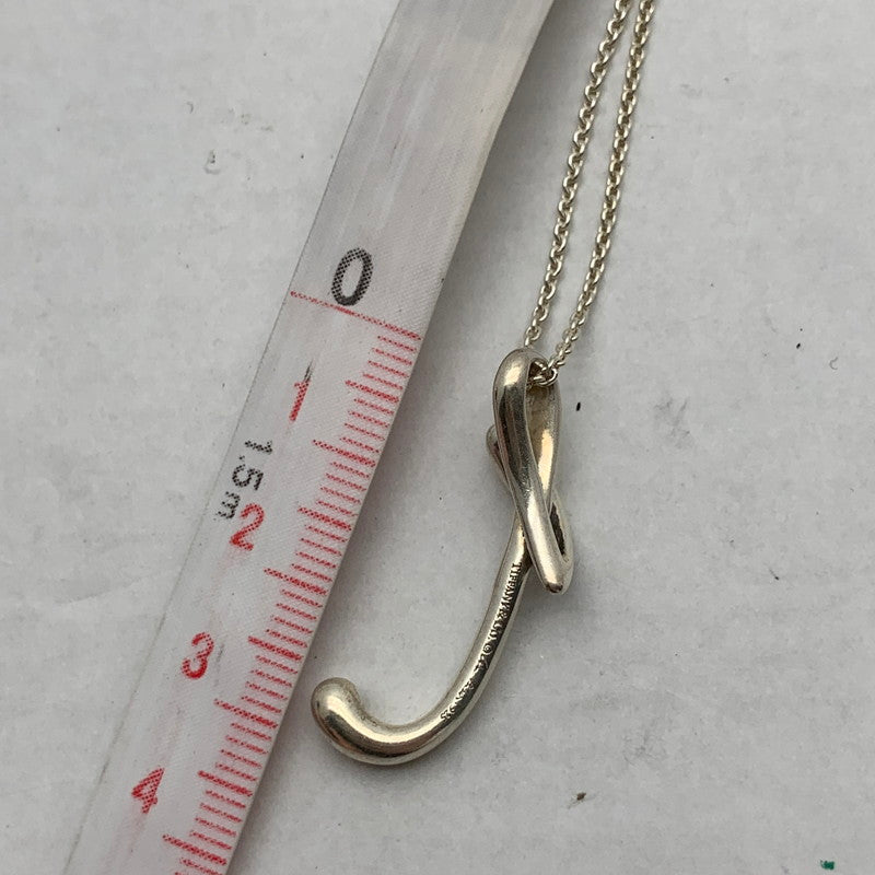 【中古品】【メンズ】 TIFFANY&CO ティファニー イニシャルTネックレス SV.925 ブランド アクセサリー 192-261017-gm-37-fuzh カラー：シルバー 万代Net店