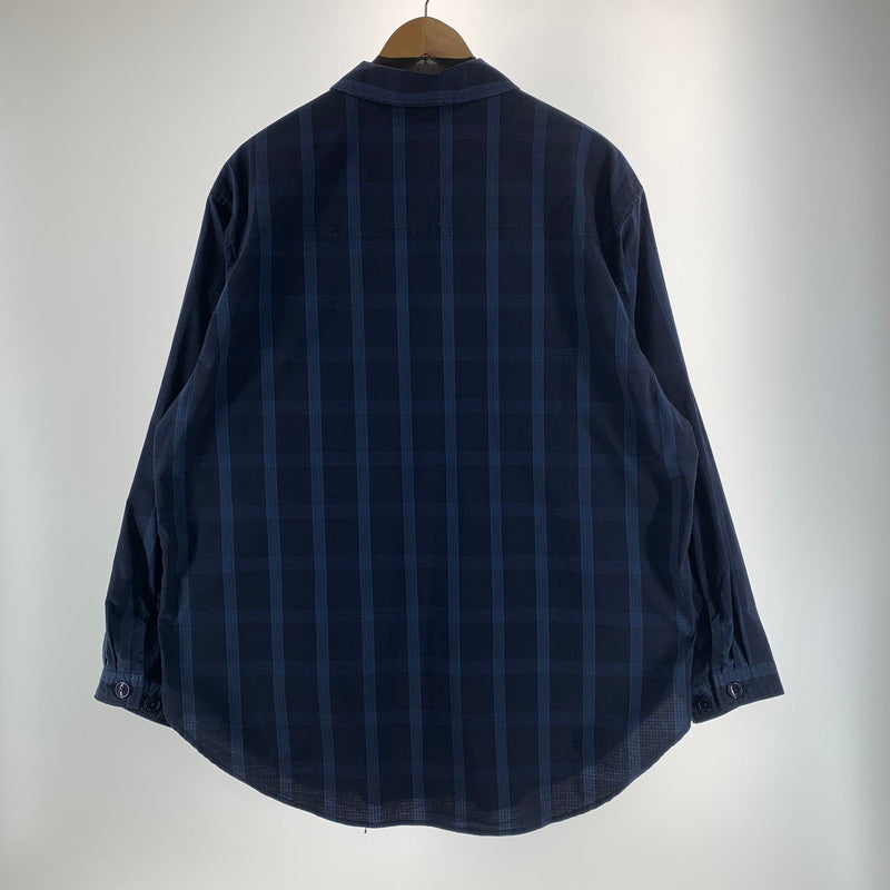 【中古品】【メンズ】 WTAPS ダブルタップス 211GWDT-SHM01 21SS WCPO LS RIPSTOP COOL MAX ダブルシーピーオー ロングスリーブ シャツ クールマックス トップス 長袖 古着 142-261012-mh-13-fuzh サイズ：02 カラー：ネイビー・チェック 万代Net店