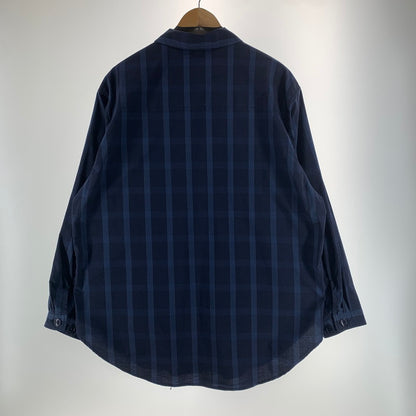 【中古品】【メンズ】 WTAPS ダブルタップス 211GWDT-SHM01 21SS WCPO LS RIPSTOP COOL MAX ダブルシーピーオー ロングスリーブ シャツ クールマックス トップス 長袖 古着 142-261012-mh-13-fuzh サイズ：02 カラー：ネイビー・チェック 万代Net店