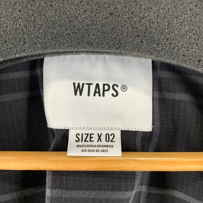【中古品】【メンズ】 WTAPS ダブルタップス 211GWDT-SHM01 21SS WCPO LS RIPSTOP COOL MAX ダブルシーピーオー ロングスリーブ シャツ クールマックス トップス 長袖 古着 142-261012-mh-14-fuzh サイズ：02 カラー：ブラック・チェック 万代Net店