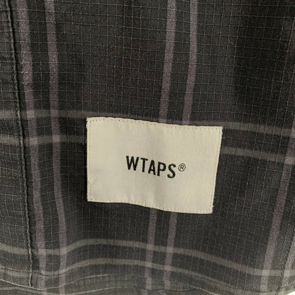 【中古品】【メンズ】 WTAPS ダブルタップス 211GWDT-SHM01 21SS WCPO LS RIPSTOP COOL MAX ダブルシーピーオー ロングスリーブ シャツ クールマックス トップス 長袖 古着 142-261012-mh-14-fuzh サイズ：02 カラー：ブラック・チェック 万代Net店