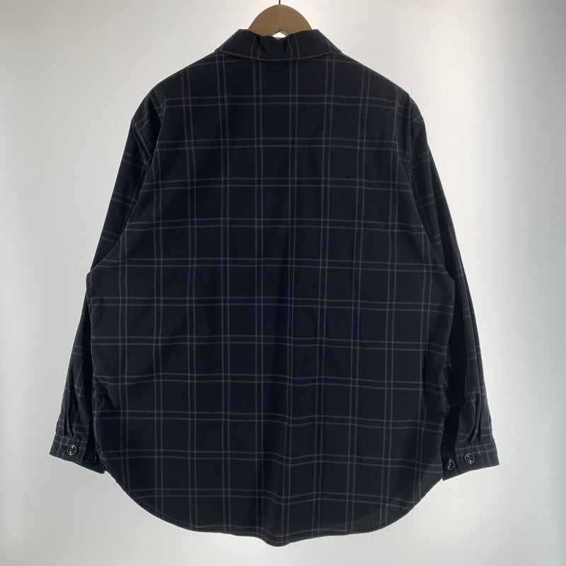 【中古品】【メンズ】 WTAPS ダブルタップス 211GWDT-SHM01 21SS WCPO LS RIPSTOP COOL MAX ダブルシーピーオー ロングスリーブ シャツ クールマックス トップス 長袖 古着 142-261012-mh-14-fuzh サイズ：02 カラー：ブラック・チェック 万代Net店