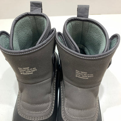 【中古品】【レディース】 MOONSTAR ムーンスター 810S SNOWF スノーブーツ 靴 CHARCOAL 本体のみ ※使用感あり 167-261028-io-05-fuzh サイズ：23.0cm カラー：チャコール 万代Net店