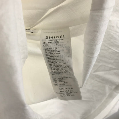 【中古品】【レディース】 SNIDEL スナイデル ワンピース WHITE ワンピ 女性用 上品 おしゃれ 170-261018-io-09-fuzh カラー：ホワイト 万代Net店