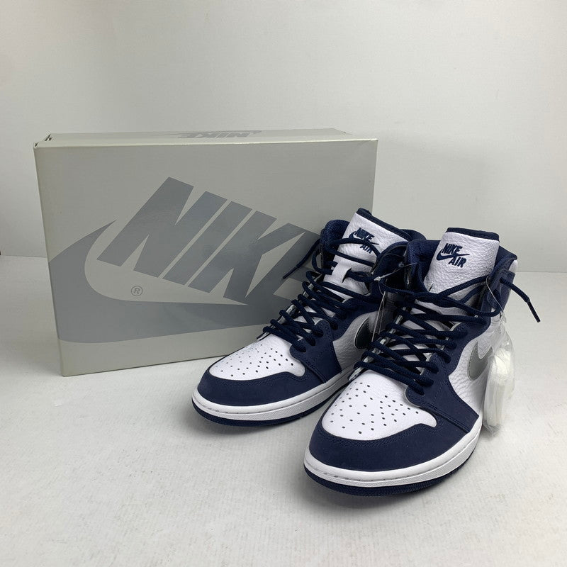 【中古品】【メンズ】 NIKE ナイキ DC1788-100 AIR JORDAN 1 HIGH OG CO.JP エアジョーダン 1 ハイ スニーカー 靴 160-261014-mh-03-fuzh サイズ：29cm カラー：ネイビー・ホワイト 万代Net店