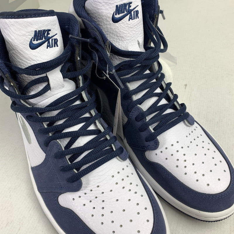 【中古品】【メンズ】 NIKE ナイキ DC1788-100 AIR JORDAN 1 HIGH OG CO.JP エアジョーダン 1 ハイ スニーカー 靴 160-261014-mh-03-fuzh サイズ：29cm カラー：ネイビー・ホワイト 万代Net店