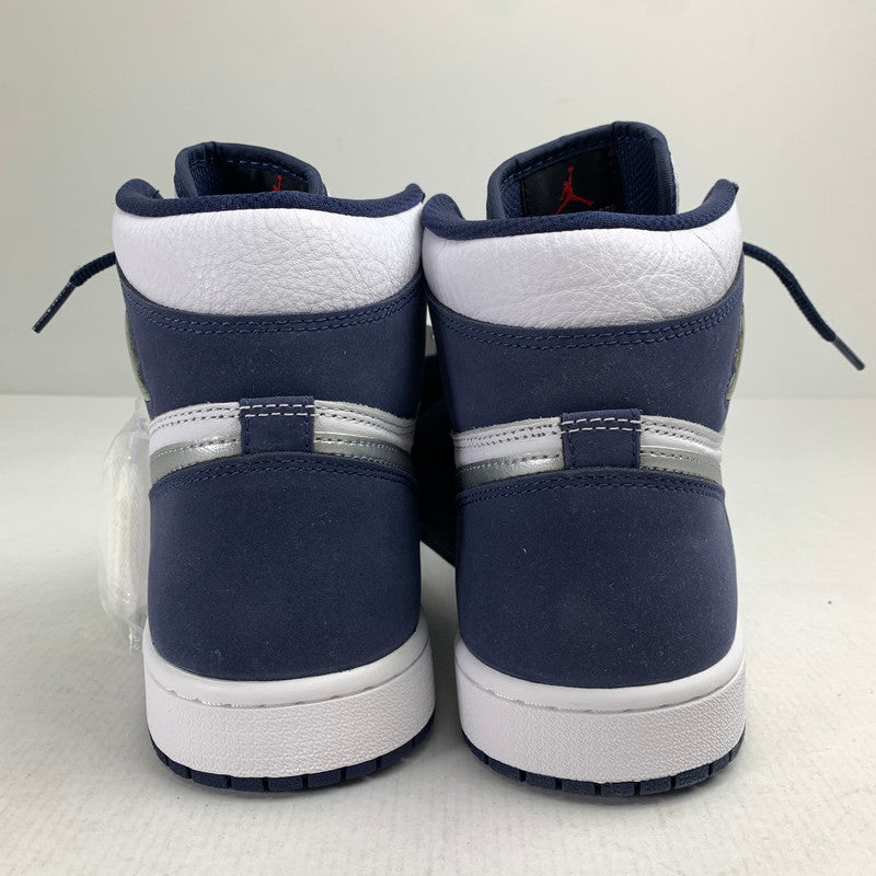 【中古品】【メンズ】 NIKE ナイキ DC1788-100 AIR JORDAN 1 HIGH OG CO.JP エアジョーダン 1 ハイ スニーカー 靴 160-261014-mh-03-fuzh サイズ：29cm カラー：ネイビー・ホワイト 万代Net店