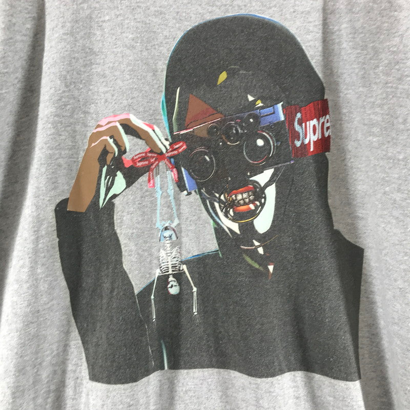 【中古品】【メンズ】 SUPREME シュプリーム CREEPER TEE クリーパー Tシャツ 半袖 GRAY 19SS 149-261012-io-09-fuzh サイズ：L カラー：グレー 万代Net店