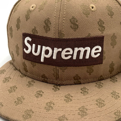 【中古品】【メンズ】 SUPREME シュプリーム×NEW ERA ニューエラ MONOGRAM BOX LOGO CAP モノグラムボックスロゴキャップ 149-261017-gm-32-fuzh サイズ：59.6cm カラー：ベージュ 万代Net店