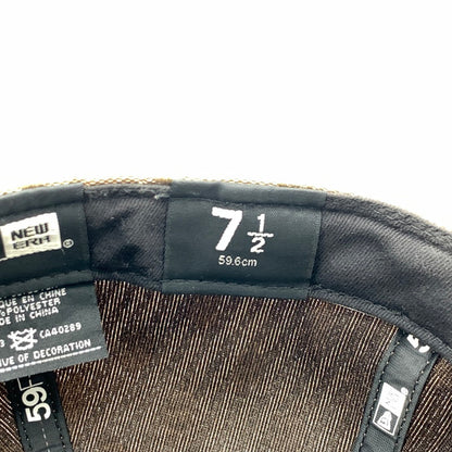 【中古品】【メンズ】 SUPREME シュプリーム×NEW ERA ニューエラ MONOGRAM BOX LOGO CAP モノグラムボックスロゴキャップ 149-261017-gm-32-fuzh サイズ：59.6cm カラー：ベージュ 万代Net店