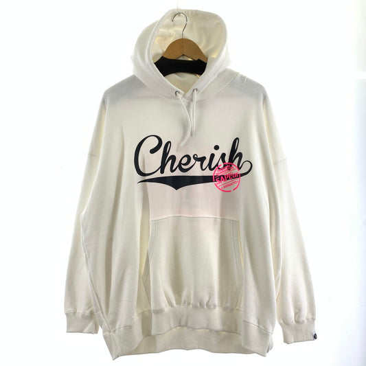 【中古美品】【メンズ】 SAPEur サプール Cherish hoodie チェリッシュフーディー プルオーバー パーカー ※タグ付 142-261020-vt-91-fuzh サイズ：XL カラー：ホワイト 万代Net店