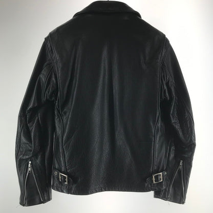 【中古品】【メンズ】 SCHOTT ショット 652H SINGLE RIDERS JACKET シングル ライダースジャケット BLACK USA製 ハンガー・ライナー付属 ※色抜け・汚れ・使用感あり 145-261013-io-07-fuzh サイズ：38 カラー：ブラック 万代Net店