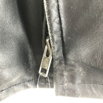 【中古品】【メンズ】 SCHOTT ショット 641 SINGLE RIDERS JACKET シングル ライダースジャケット BLACK USA製 ライナー・ハンガー付属 ※袖汚れ・毛玉・使用感あり 145-261013-io-08-fuzh サイズ：36 カラー：ブラック 万代Net店